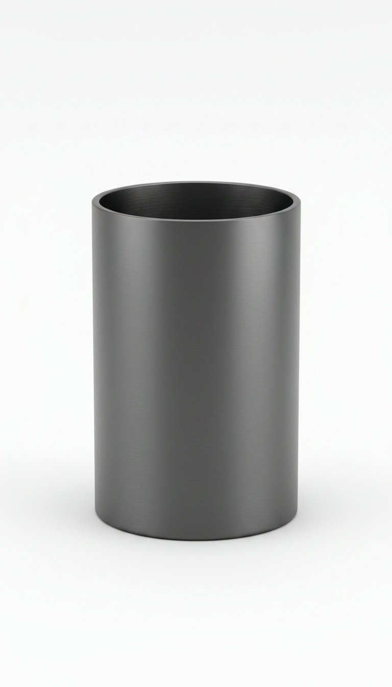 Brushed Metal Minimalist Pen Holder