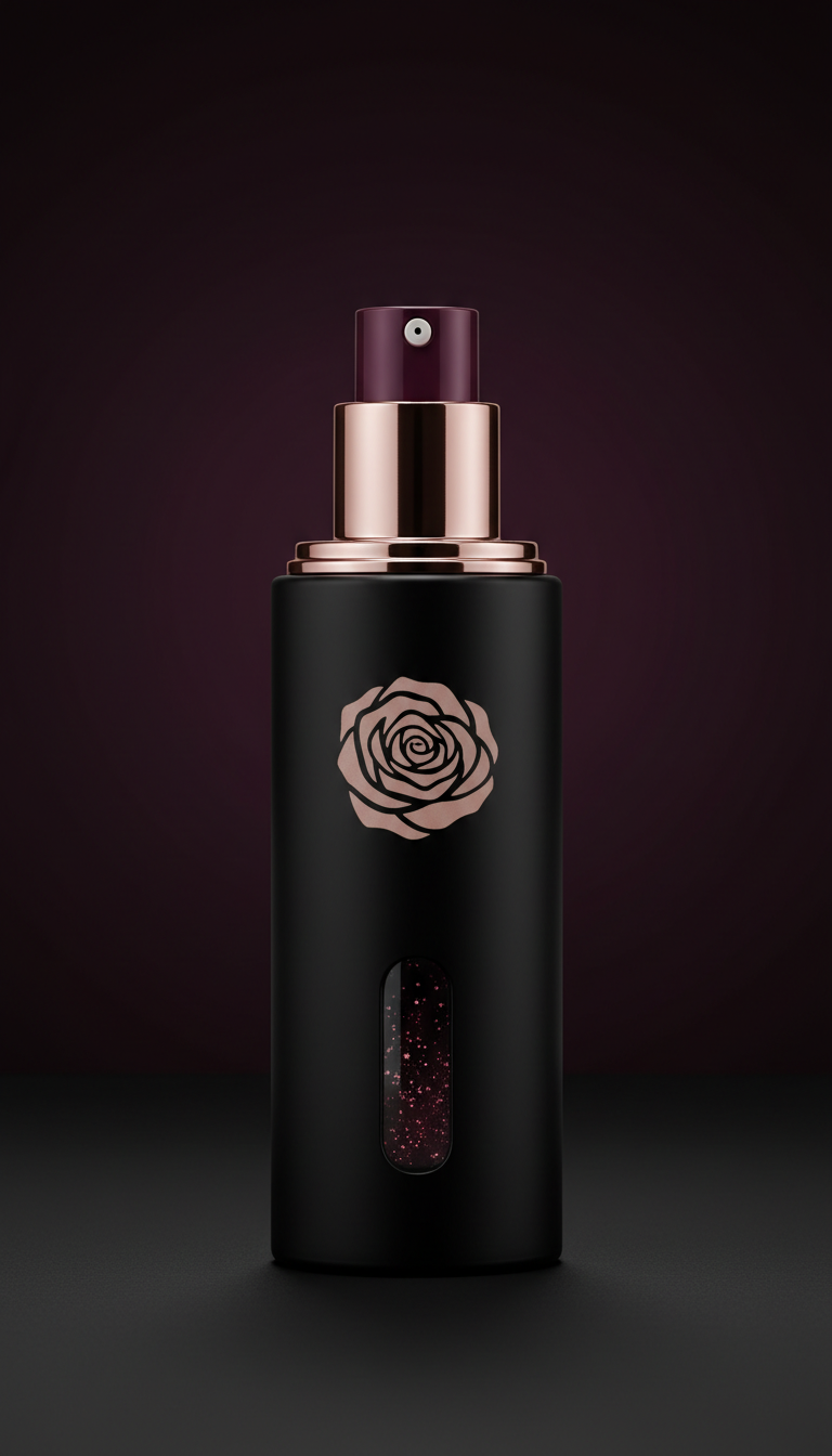 Black rose illuminating face serum
