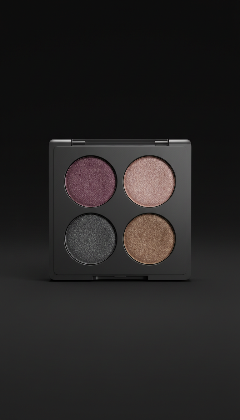 Shadow plum luminous eyeshadow quad